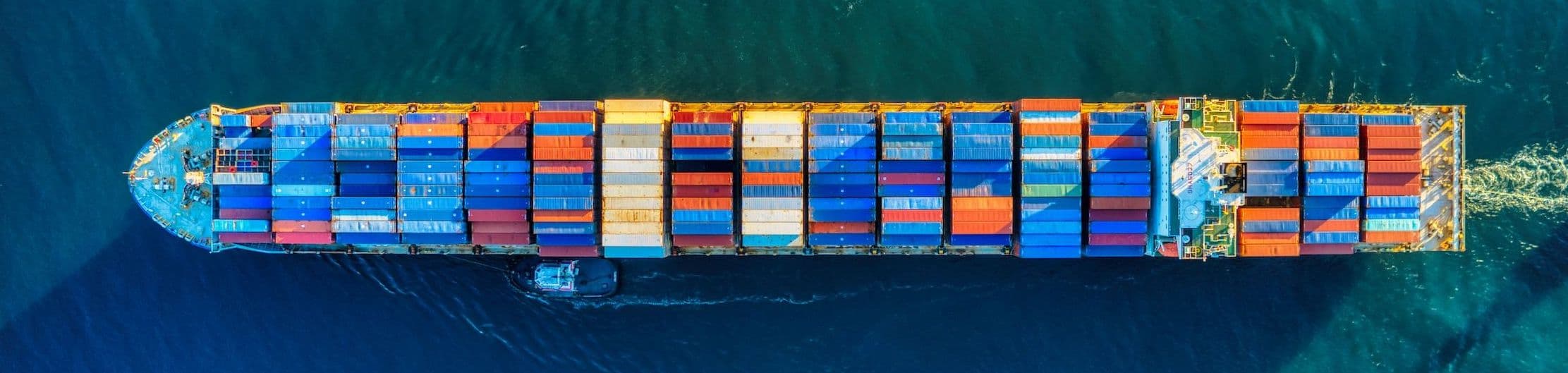 Container Ship on the sea